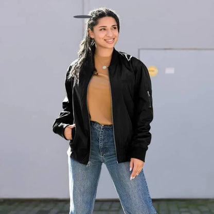 Snake Bomber Jacket | Recycled Polyester, Utility Pocket, Unisex Sizing - Stylish and Sustainable snake - label
