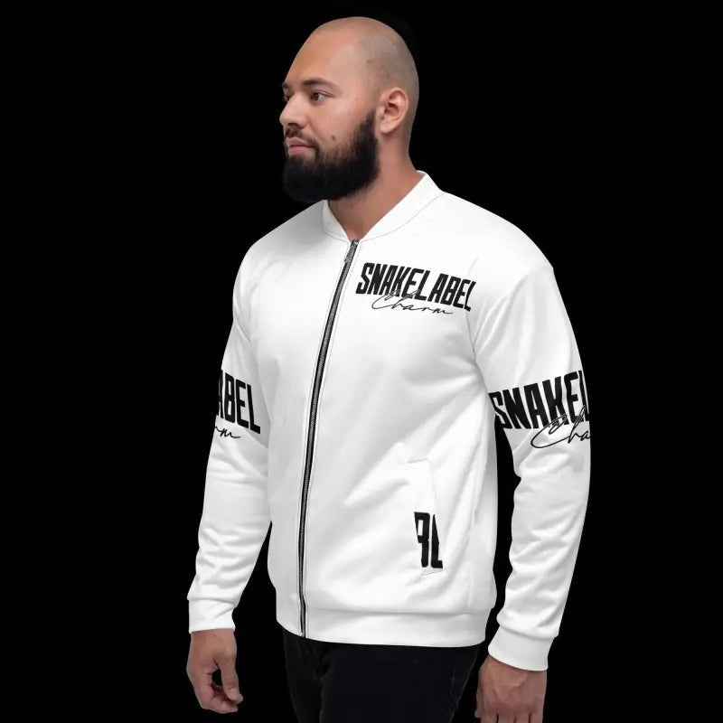 Unisex Snake Bomber Jacket – Vibrant All - Over Print for Bold Style snake - label
