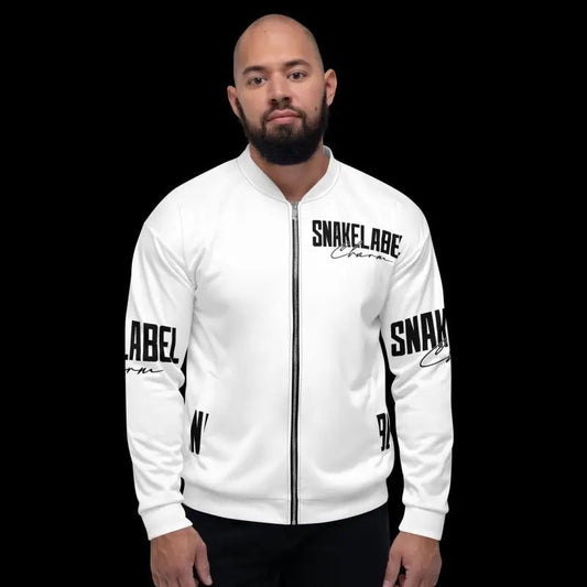 Unisex Snake Bomber Jacket – Vibrant All - Over Print for Bold Style snake - label