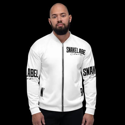 Unisex Snake Bomber Jacket – Vibrant All - Over Print for Bold Style snake - label