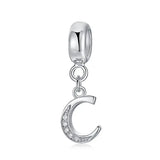 Snake Bone Bracelet Charm in D43 Silver - Handcrafted Nature Inspired Jewelry - snake - label