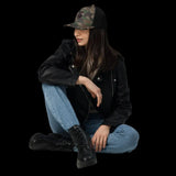 Snake Camouflage trucker hat - Camo/Black