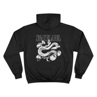 Snake Champion Hoodie | Custom Champion Sweatshirt with Kangaroo Pockets & Recycled Materials snake - label