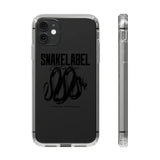 Snake Clear Cases - Durable Transparent Protection for Phones snake - label