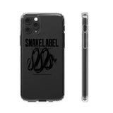 Snake Clear Cases - Durable Transparent Protection for Phones snake - label