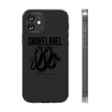 Snake Clear Cases - Durable Transparent Protection for Phones snake - label