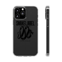 Snake Clear Cases - Durable Transparent Protection for Phones snake - label