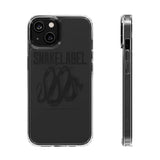 Snake Clear Cases - Durable Transparent Protection for Phones snake - label