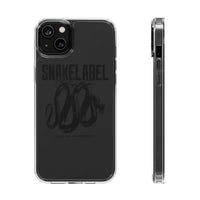 Snake Clear Cases - Durable Transparent Protection for Phones snake - label