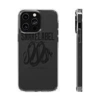 Snake Clear Cases - Durable Transparent Protection for Phones snake - label