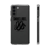 Snake Clear Cases - Durable Transparent Protection for Phones snake - label