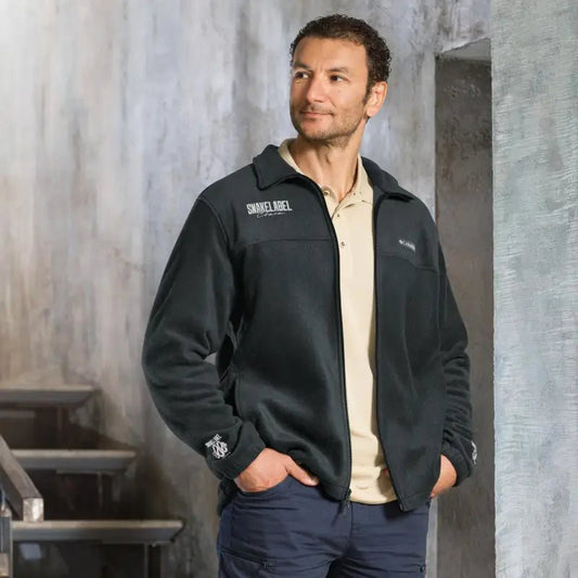 Snake Columbia fleece jacket with premium thermal fabric snake - label
