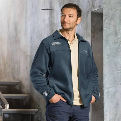 Snake Columbia fleece jacket with premium thermal fabric snake - label