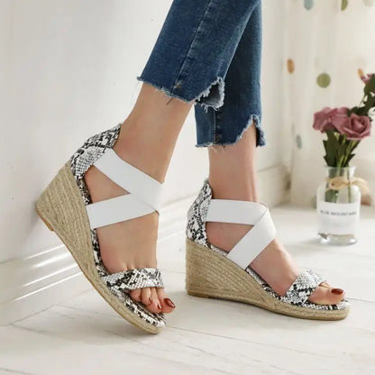 Snake Cross Lace Women's Shoes - Stylish Leopard Patterned Sneakers with Cross Straps snake - label