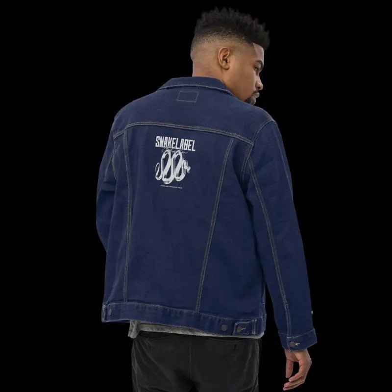 Classic Snake Denim Jacket – 99% Ring - Spun Cotton for Timeless Style snake - label