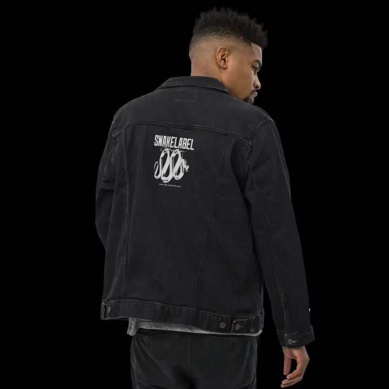 Classic Snake Denim Jacket – 99% Ring - Spun Cotton for Timeless Style snake - label