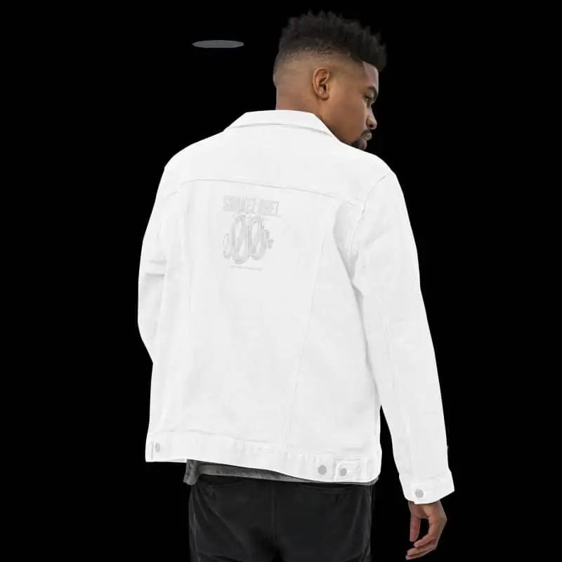 Classic Snake Denim Jacket – 99% Ring - Spun Cotton for Timeless Style snake - label