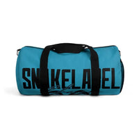 Snake Duffel Bag with Adjustable Strap & Name Tag - Lightweight 100% Polyester Travel Bag for Gym & Trips snake - label