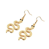 Snake Earrings Fashion: 925 Sterling Silver Snake Design Earrings snake - label