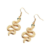 Snake Earrings Fashion: 925 Sterling Silver Snake Design Earrings snake - label