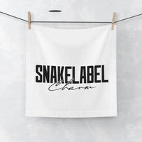 snake Face Towel - 13’ × 13’ / White - Home Decor