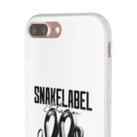 Snake Flexi Cases - Slim, Flexible & Durable Clear TPU Phone Cases snake - label