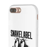 Snake Flexi Cases - Slim, Flexible & Durable Clear TPU Phone Cases snake - label