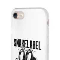 Snake Flexi Cases - Slim, Flexible & Durable Clear TPU Phone Cases snake - label