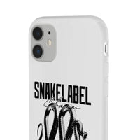 Snake Flexi Cases - Slim, Flexible & Durable Clear TPU Phone Cases snake - label