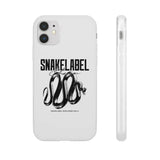 Snake Flexi Cases - Slim, Flexible & Durable Clear TPU Phone Cases snake - label