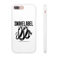 Snake Flexi Cases - Slim, Flexible & Durable Clear TPU Phone Cases snake - label