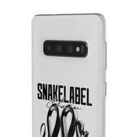 Snake Flexi Cases - Slim, Flexible & Durable Clear TPU Phone Cases snake - label