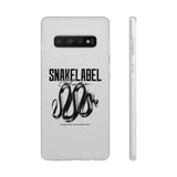 Snake Flexi Cases - Slim, Flexible & Durable Clear TPU Phone Cases snake - label