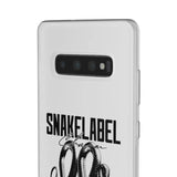 Snake Flexi Cases - Slim, Flexible & Durable Clear TPU Phone Cases snake - label