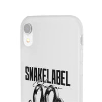 Snake Flexi Cases - Slim, Flexible & Durable Clear TPU Phone Cases snake - label