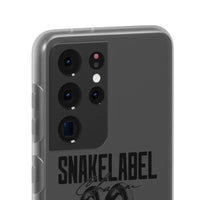 Snake Flexi Cases - Slim, Flexible & Durable Clear TPU Phone Cases snake - label