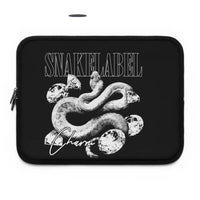 Snake Laptop Sleeve: Water - Resistant Neoprene with Dual - Zip, 7 - 17 Inch Sizes snake - label