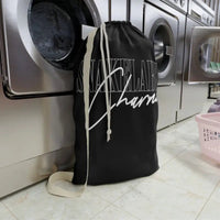 Snake Laundry Bag with Custom Prints & Drawstring Closure | 100% Spun Polyester - Available in 2 Sizes snake - label