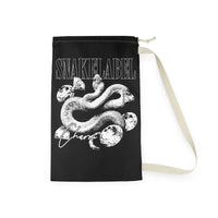 Snake Laundry Bag with Custom Prints & Drawstring Closure | 100% Spun Polyester - Available in 2 Sizes snake - label