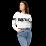 Snake Long - Sleeve Crop Top with UPF 50+ Protection & Raglan Sleeves for Eco - Friendly Style snake - label