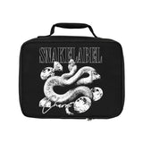 Snake Lunch Bag: Insulated Personalized Polyester Food Carrier snake - label