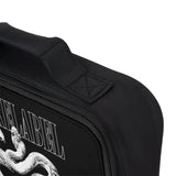 Snake Lunch Bag: Insulated Personalized Polyester Food Carrier snake - label