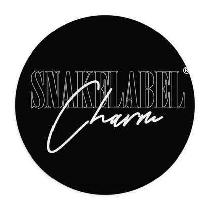Snake Mouse Pad with Non - Slip Rubber Bottom - Comfortable & Durable - 2 Shapes Available snake - label