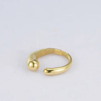 Snake Pattern Glossy Ring in Radiant Golden Finish - Titanium Steel, No. 6/7/8 Sizes - snake - label