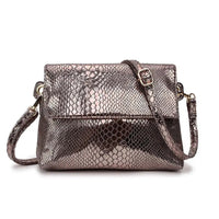 Snake Pattern Small Bag with Trendy Design & Spacious Interior - 23x20x5.5 CM snake - label