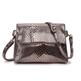 Snake Pattern Small Bag with Trendy Design & Spacious Interior - 23x20x5.5 CM snake - label