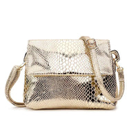 Snake Pattern Small Bag with Trendy Design & Spacious Interior - 23x20x5.5 CM snake - label