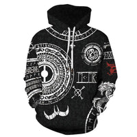 Snake Plate Print Hoodie - Stylish Snake Design, 100% Polyester Fiber, Sizes M - 2XL - snake - label