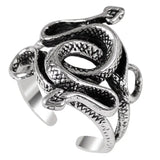 Snake Ring Nightclub: Lightweight Adjustable Alloy Ring - Mysterious Snake Design snake - label