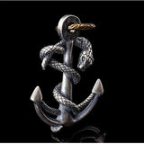 Snake Rope Anchor Pendant Silver Unisex Pendant 31.6 * 46.2mm snake - label